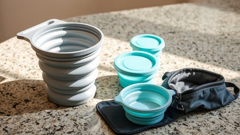collapsible pet food containers