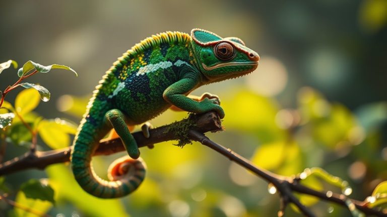 colorful chameleons capture hearts