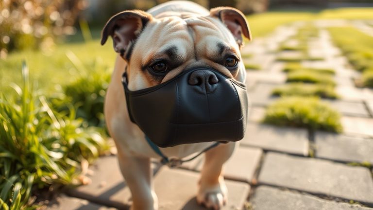 comfortable muzzle for english bulldog