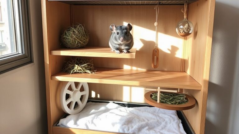 compact chinchilla cages small spaces