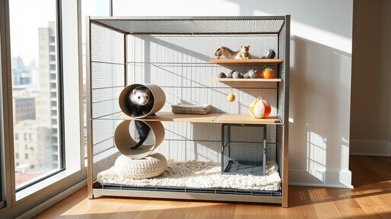 compact ferret cages for small spaces
