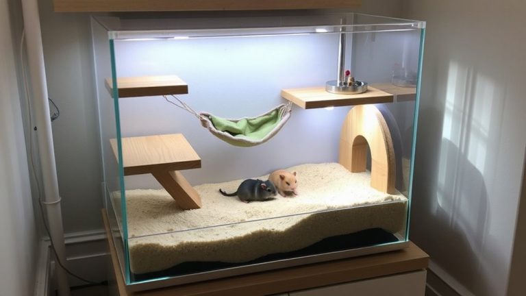 compact mini gerbil habitats