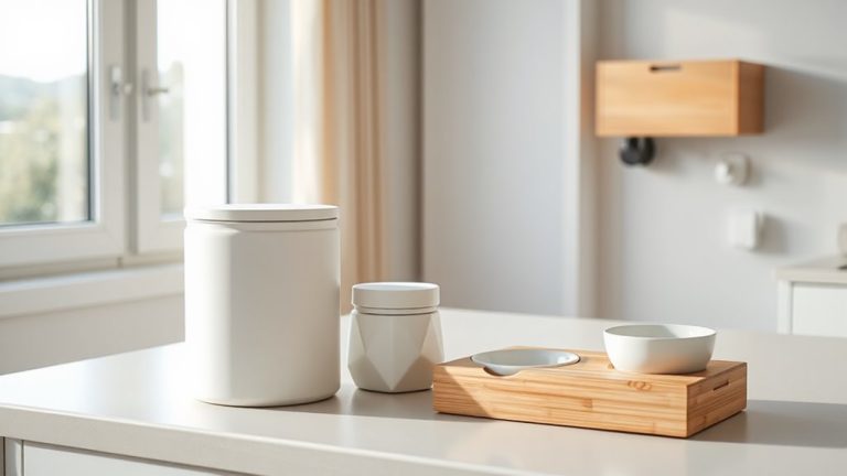 compact pet food storage