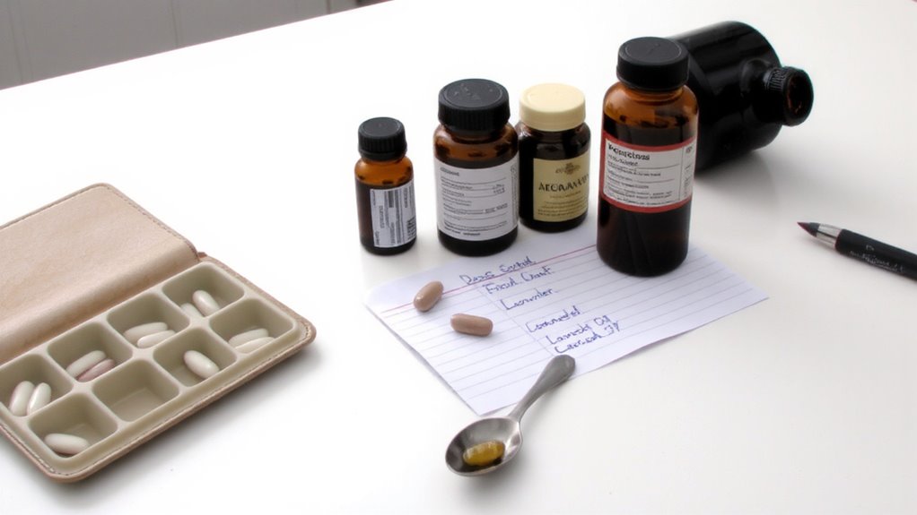 complete medication and supplement list