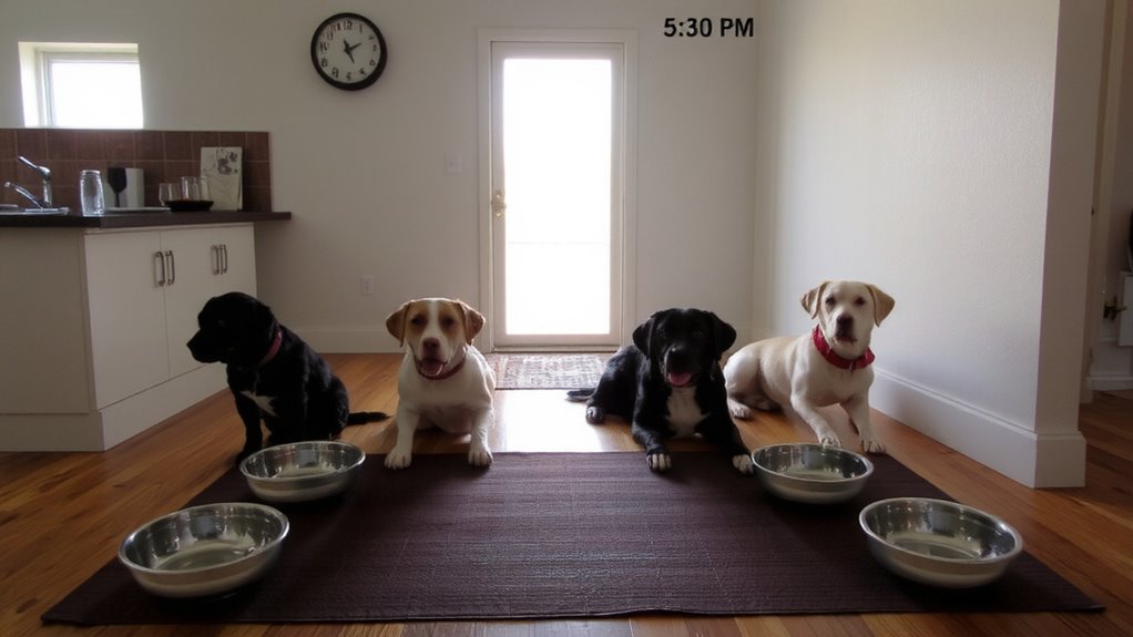 consistent feeding reduces stress