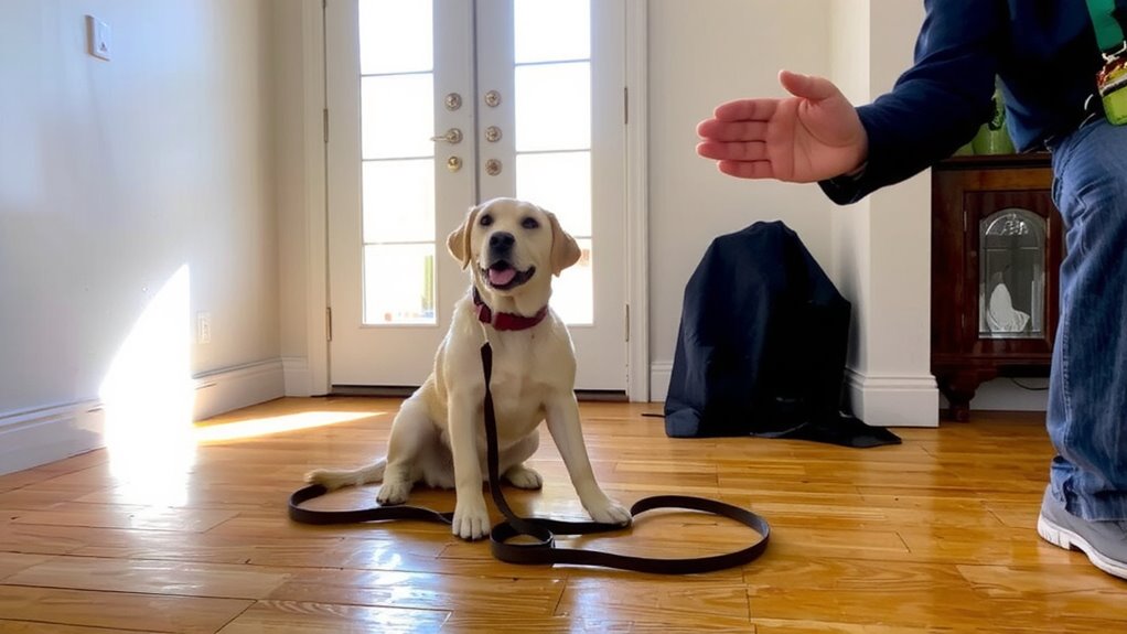 control before the door