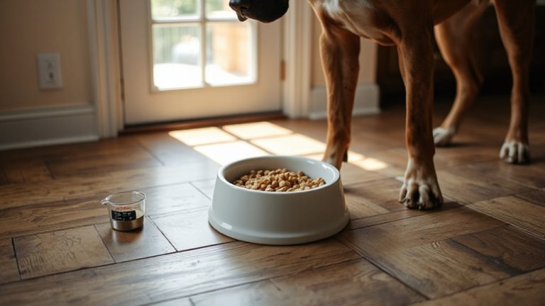 controlled feeding prevents bloat