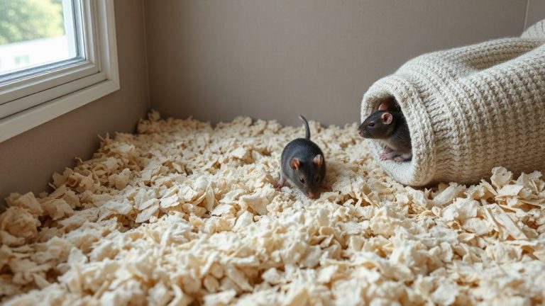 cozy clean rat bedding