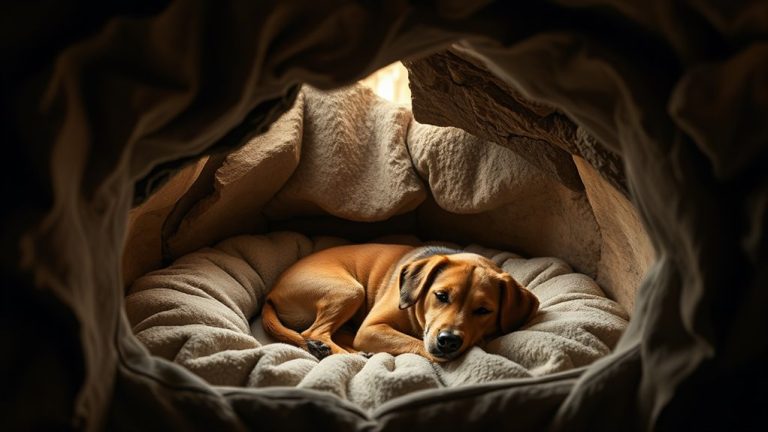 cozy den like cave dog beds