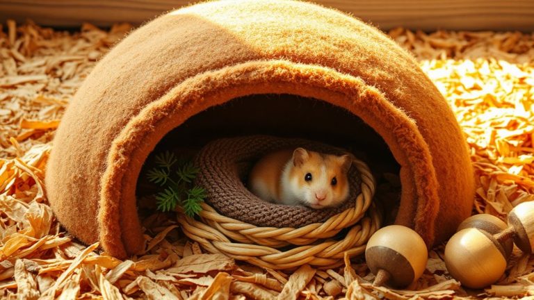 cozy dwarf hamster hideouts