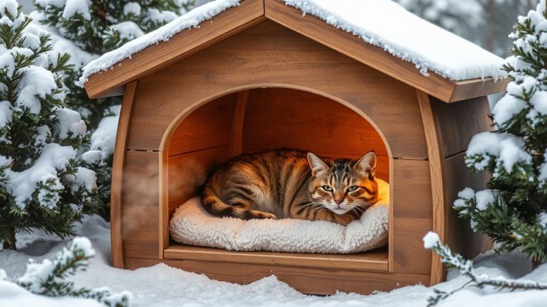 cozy insulated cat shelters