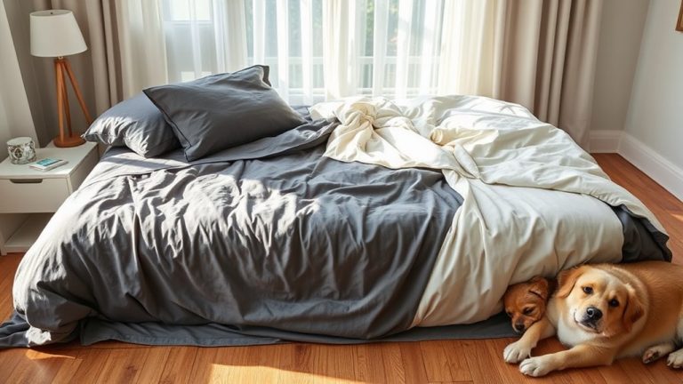 cozy pet hair resistant bedding