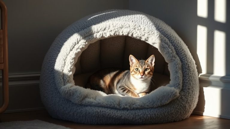 cozy secure hiding cat beds