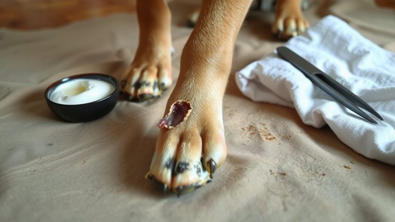 cracked paw pads home care