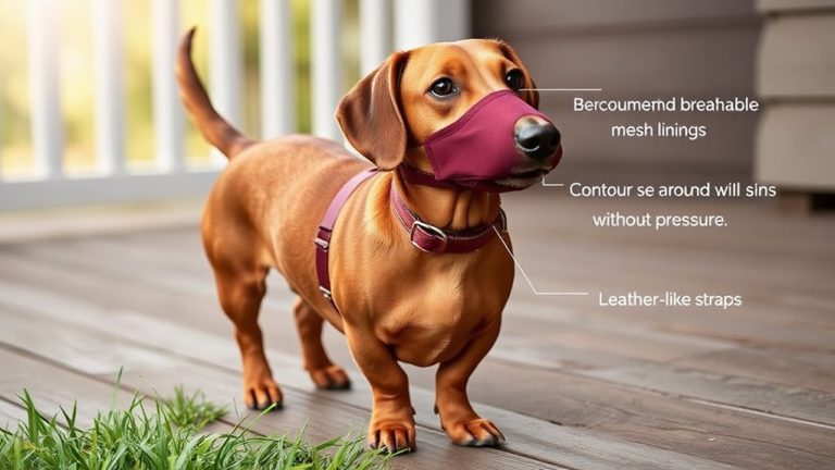 dachshund muzzle for comfort