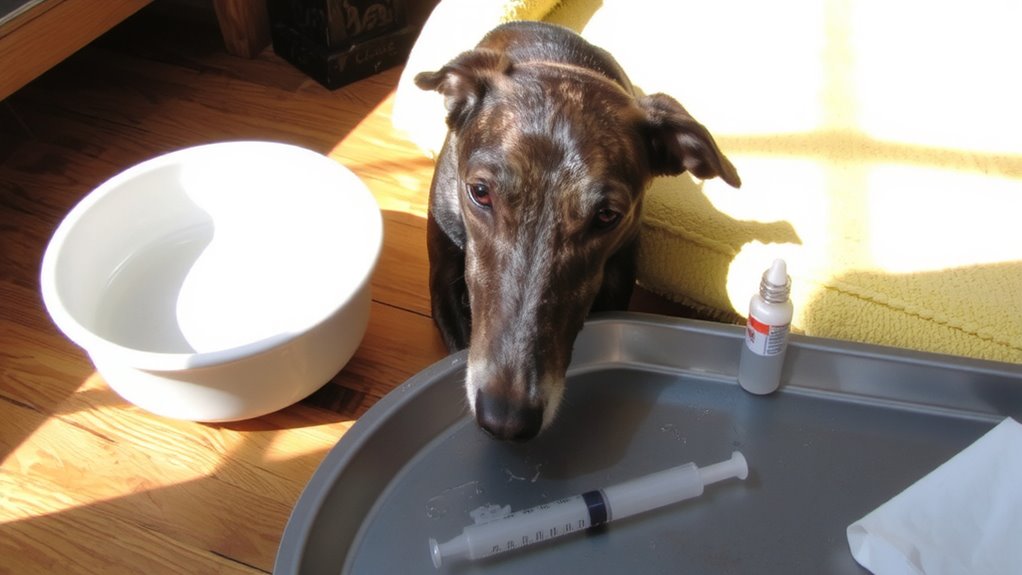 dehydration risks in vomiting pets