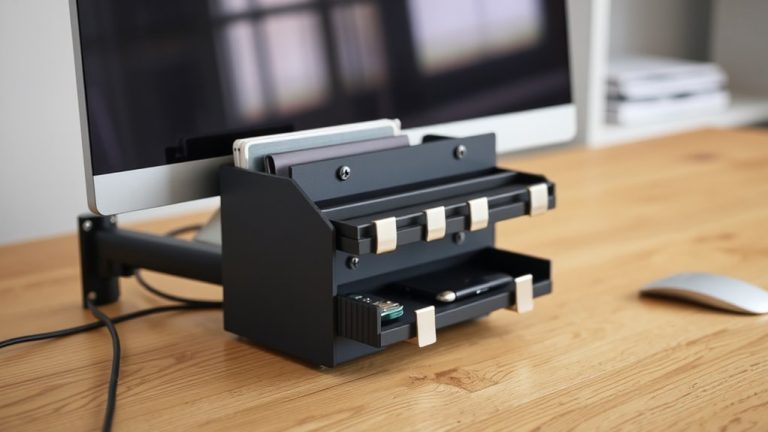desk mounted organizers