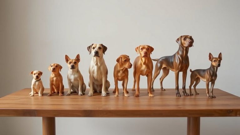 dog breed growth comparison