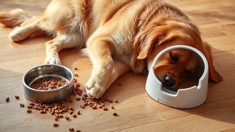 dog overeating signs free choice