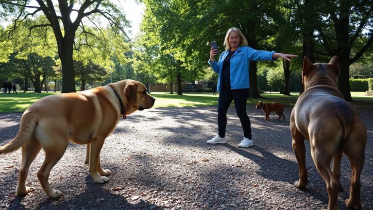dog park interaction monitoring