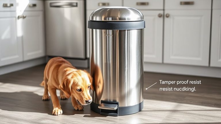 dog proof trash cans for clever pups