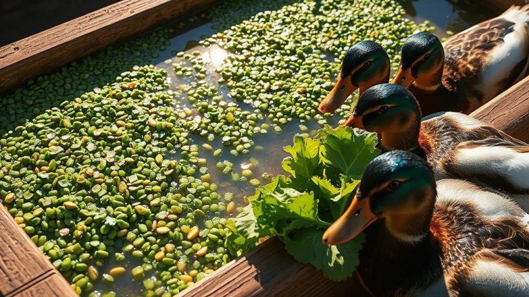 duck food for healthy feathers