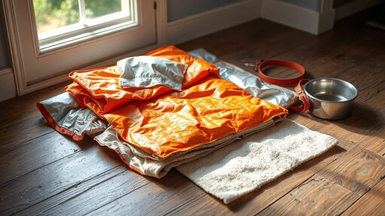 emergency blankets heat packs pets