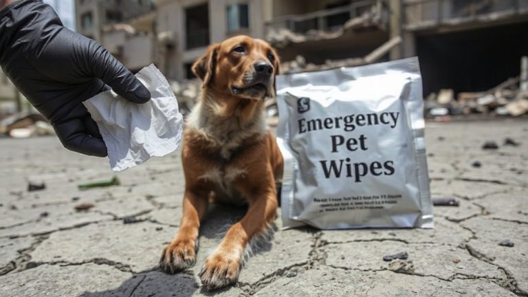 emergency pet wipes sanitation