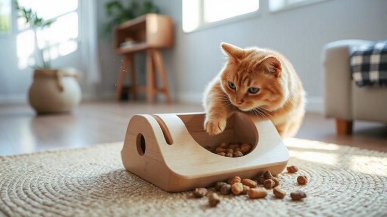 encouraging foraging with puzzle toys