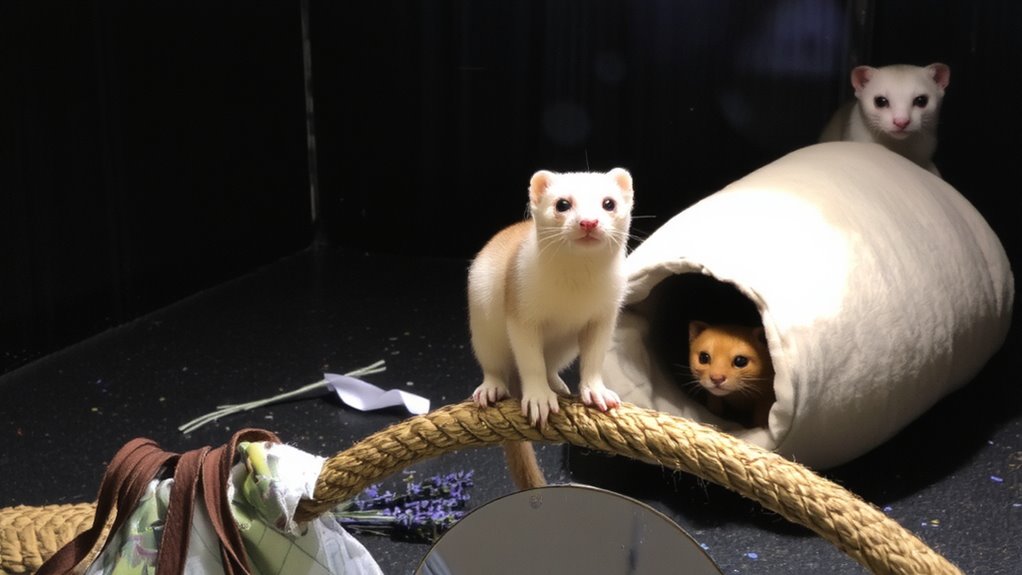 enriched ferret play spaces
