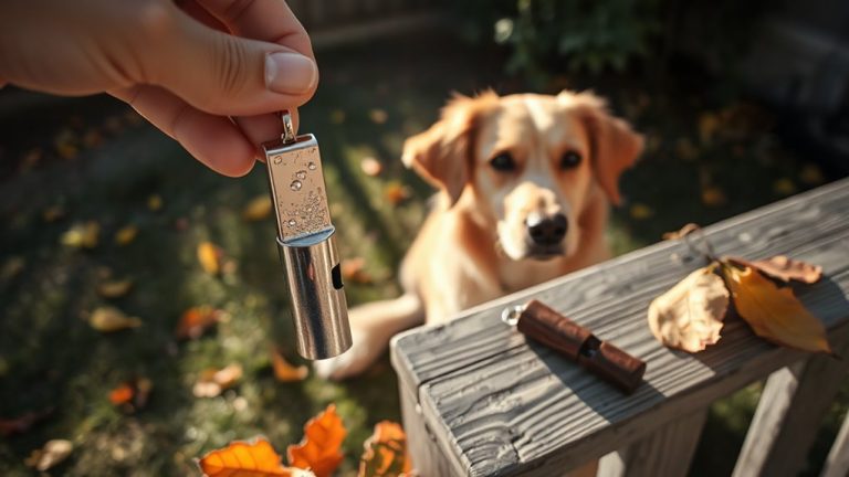 essential dog whistles for training