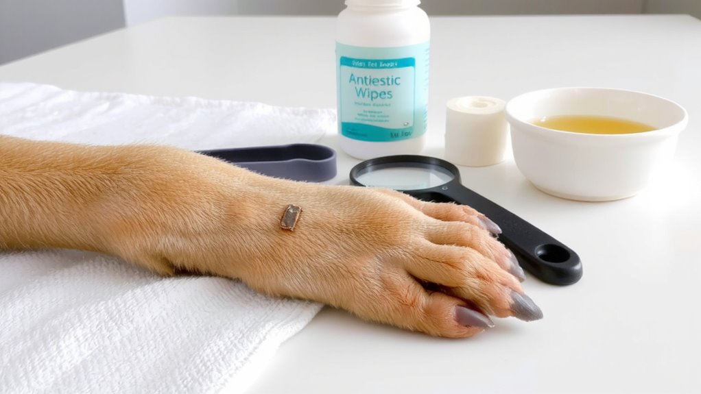 essential supplies for safe splinter removal