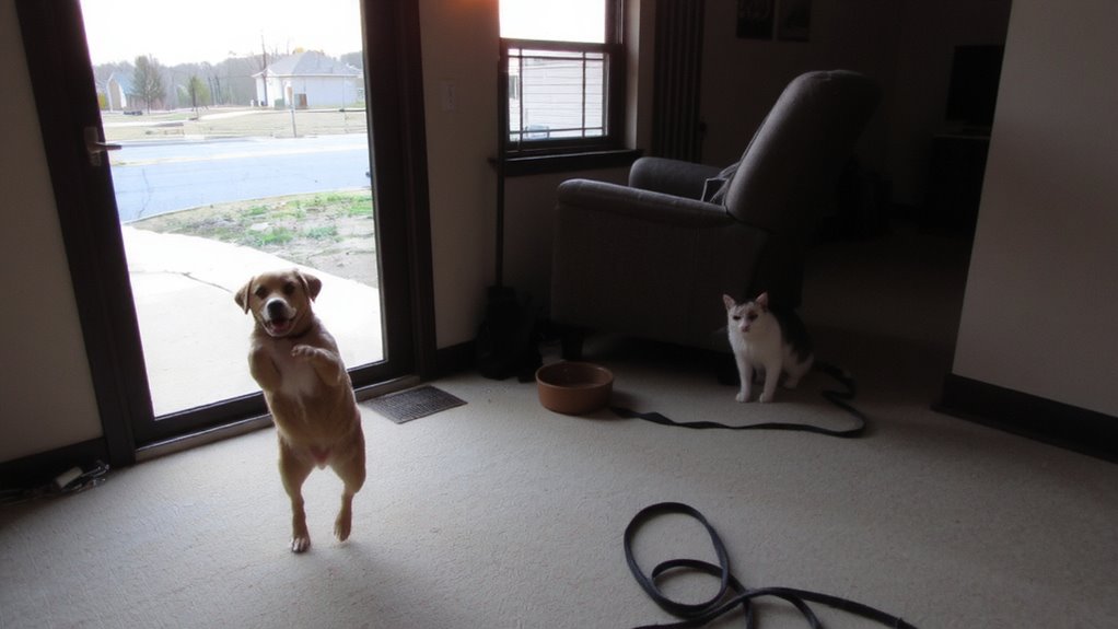 excessive barking and destructive chewing