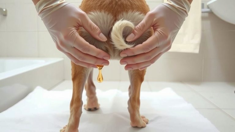 expressing dog anal glands