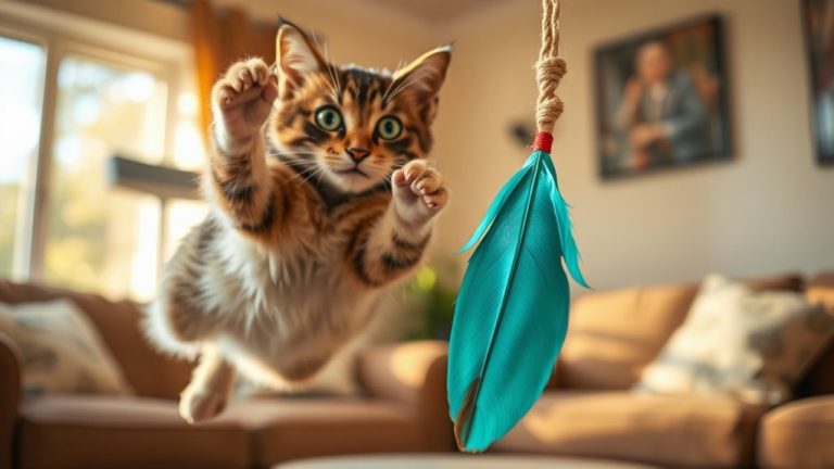 feather toys for cats