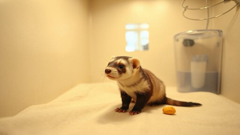 ferret cortisol reduction techniques