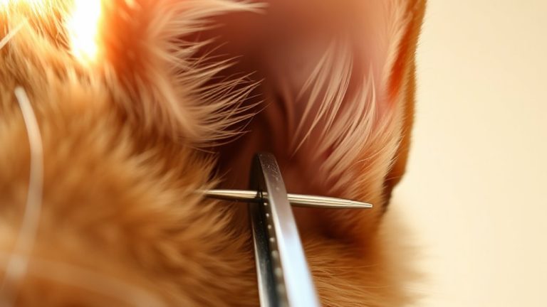 fine tooth comb ear tufts