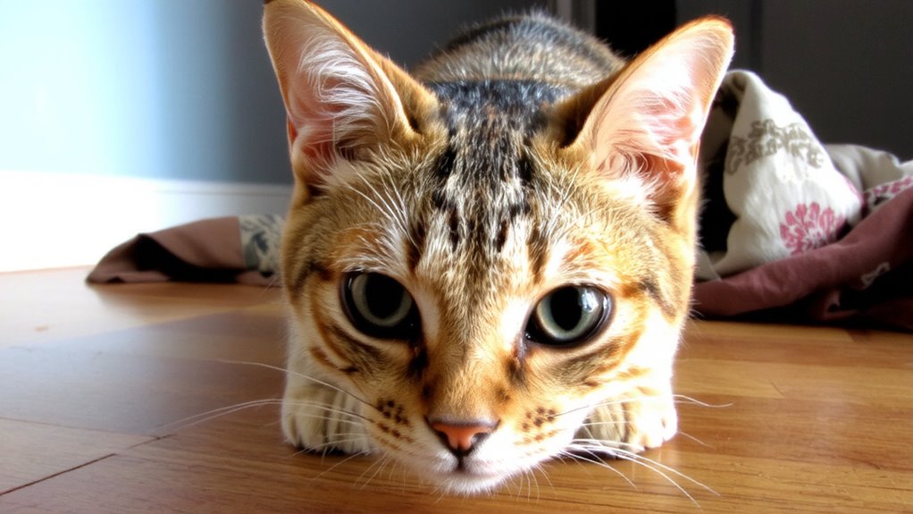flattened ears indicate stress