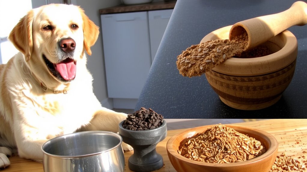 flaxseed enhances canine digestive health