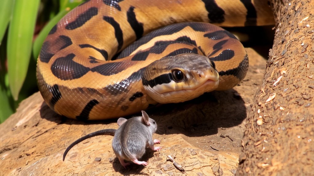 food motivated snake behavior indicators