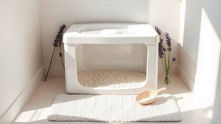 fresh and clean cat litter