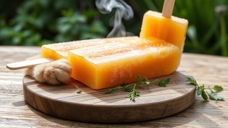 frozen broth pops for dogs