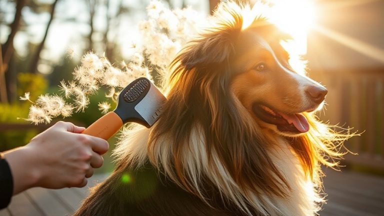 furminator on collie
