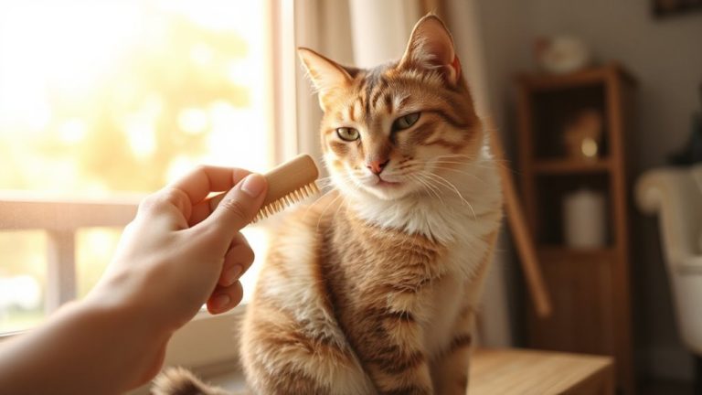 gentle brushing without struggling