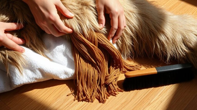 gentle corded coat care