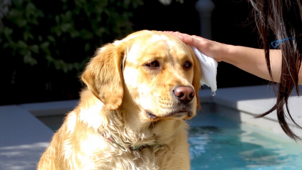 gentle towel drying technique