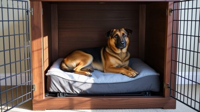 german shepherd crate comfort safety
