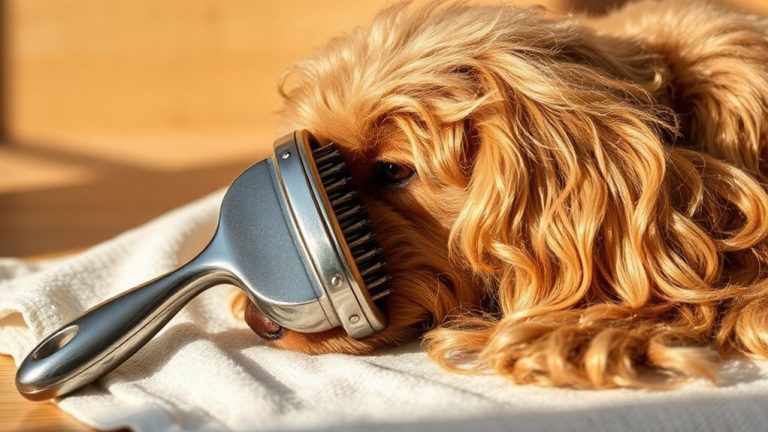 golden doodle detangling brushes