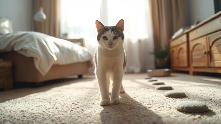 guide cat with sound cues