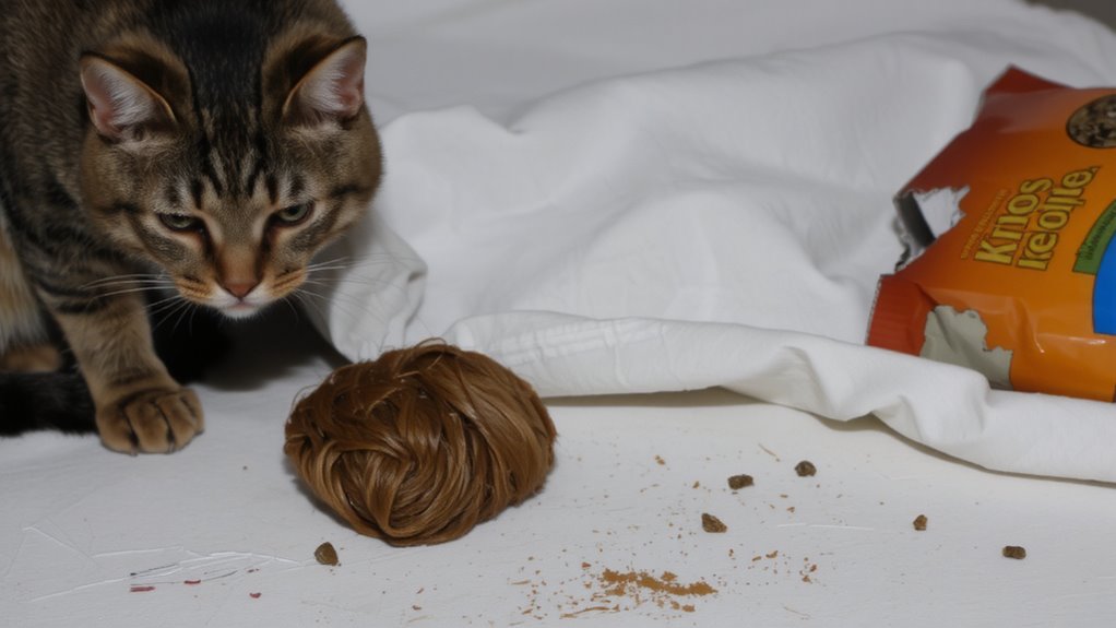 gut inflammation causes hairballs